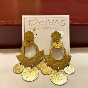 Brand new Canvas Style earrings.
